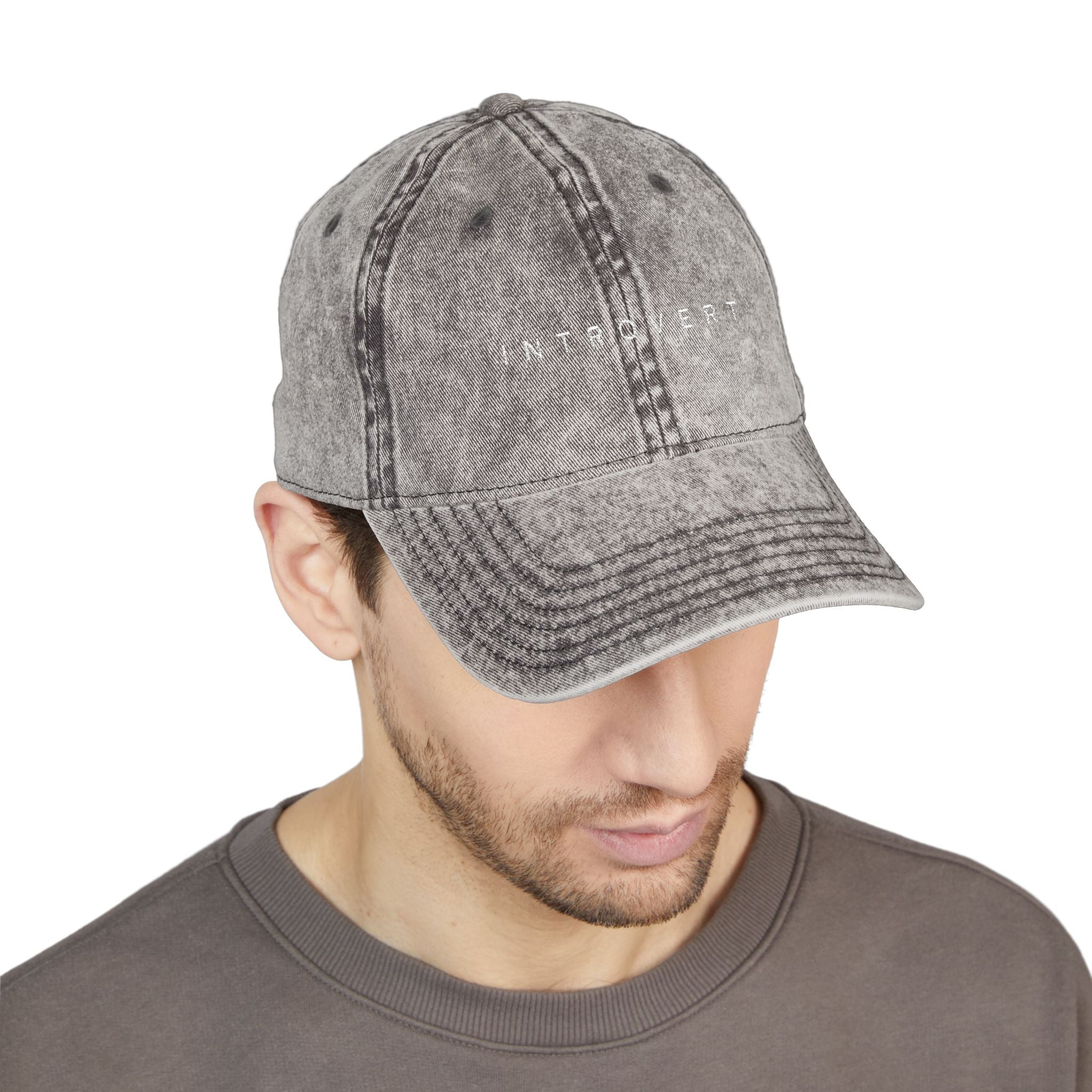 "Introvert" Vintage Cap
