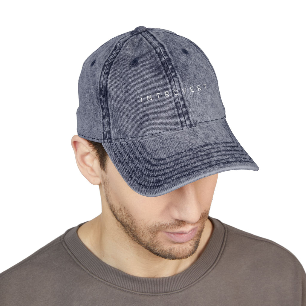 "Introvert" Vintage Cap
