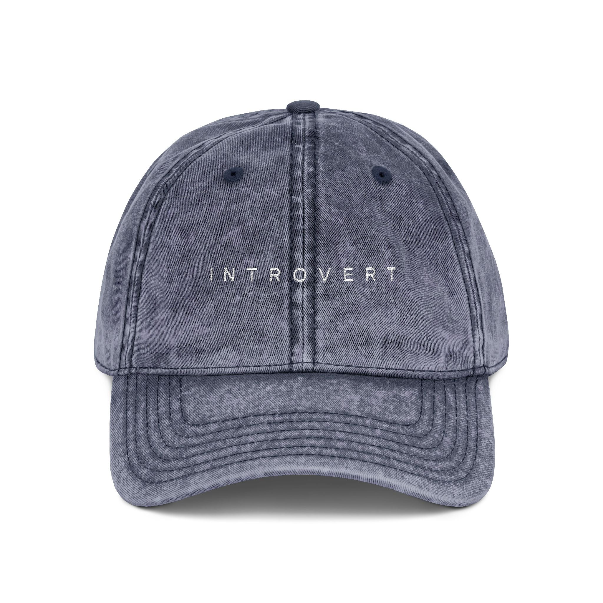 "Introvert" Vintage Cap