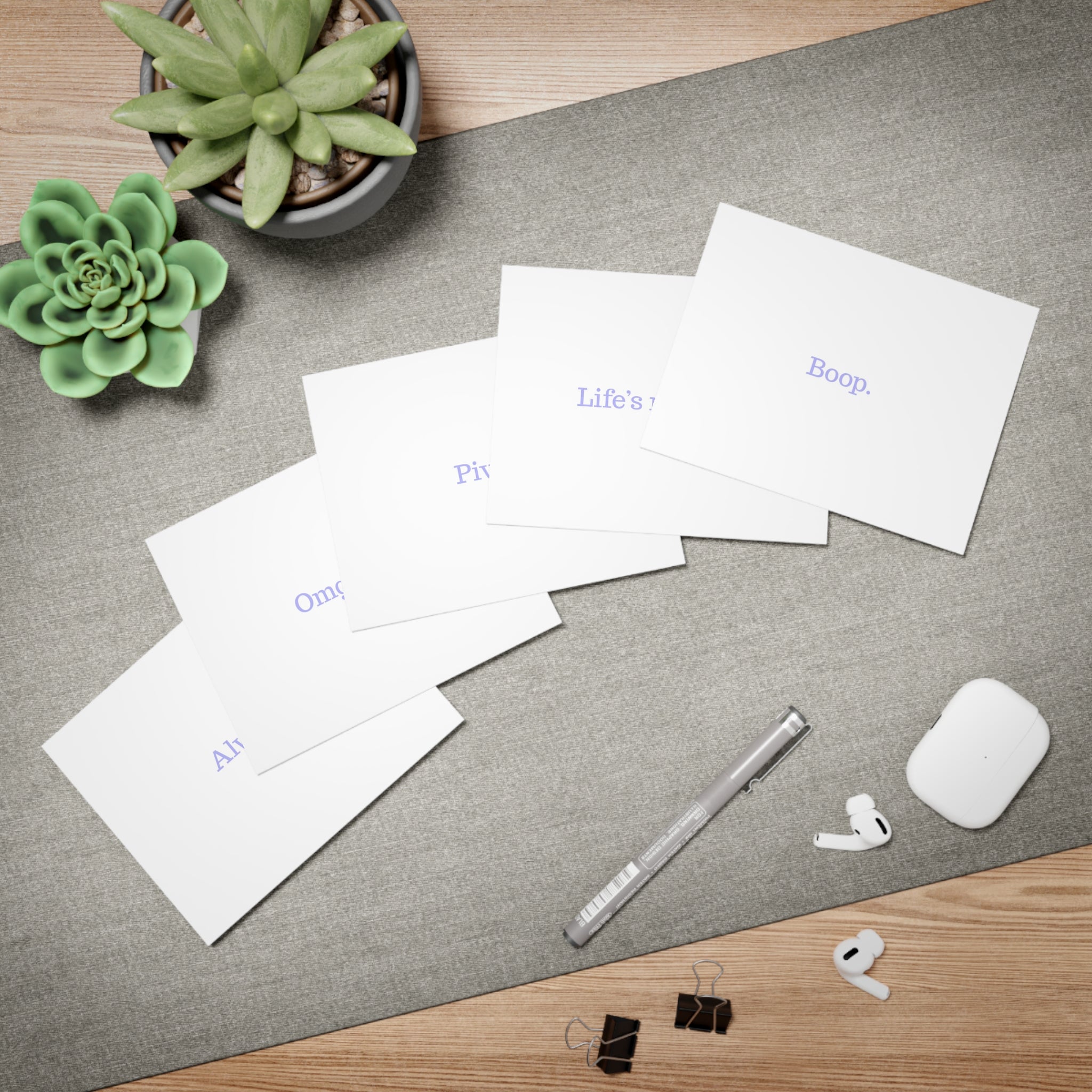 Bitty Witty Greeting Cards (5-Pack)