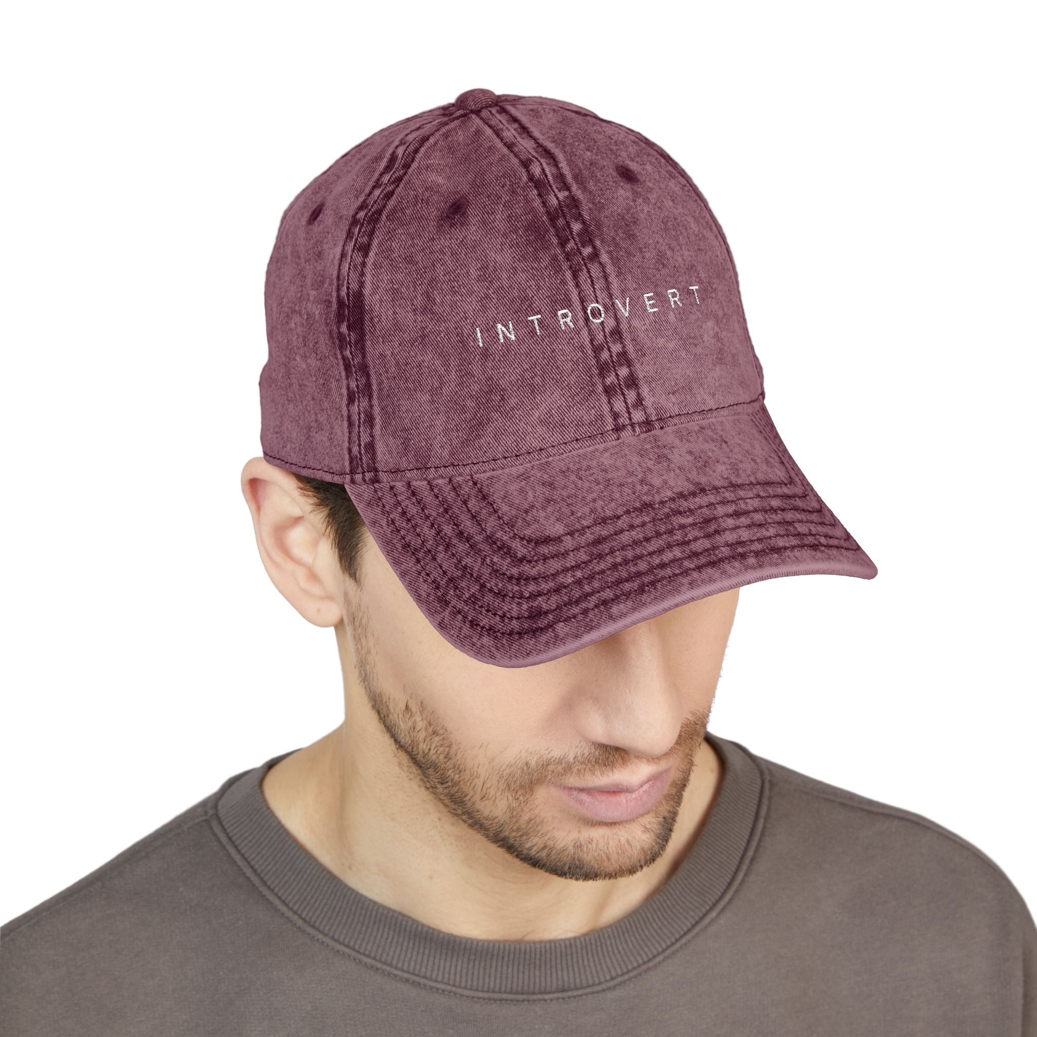 "Introvert" Vintage Cap