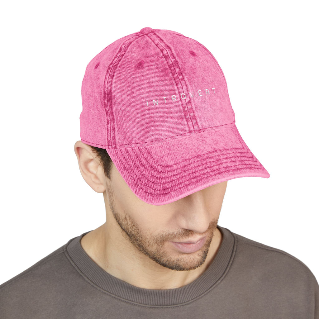 "Introvert" Vintage Cap