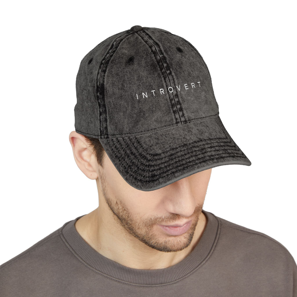"Introvert" Vintage Cap