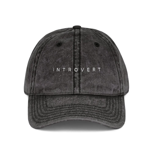 "Introvert" Vintage Cap