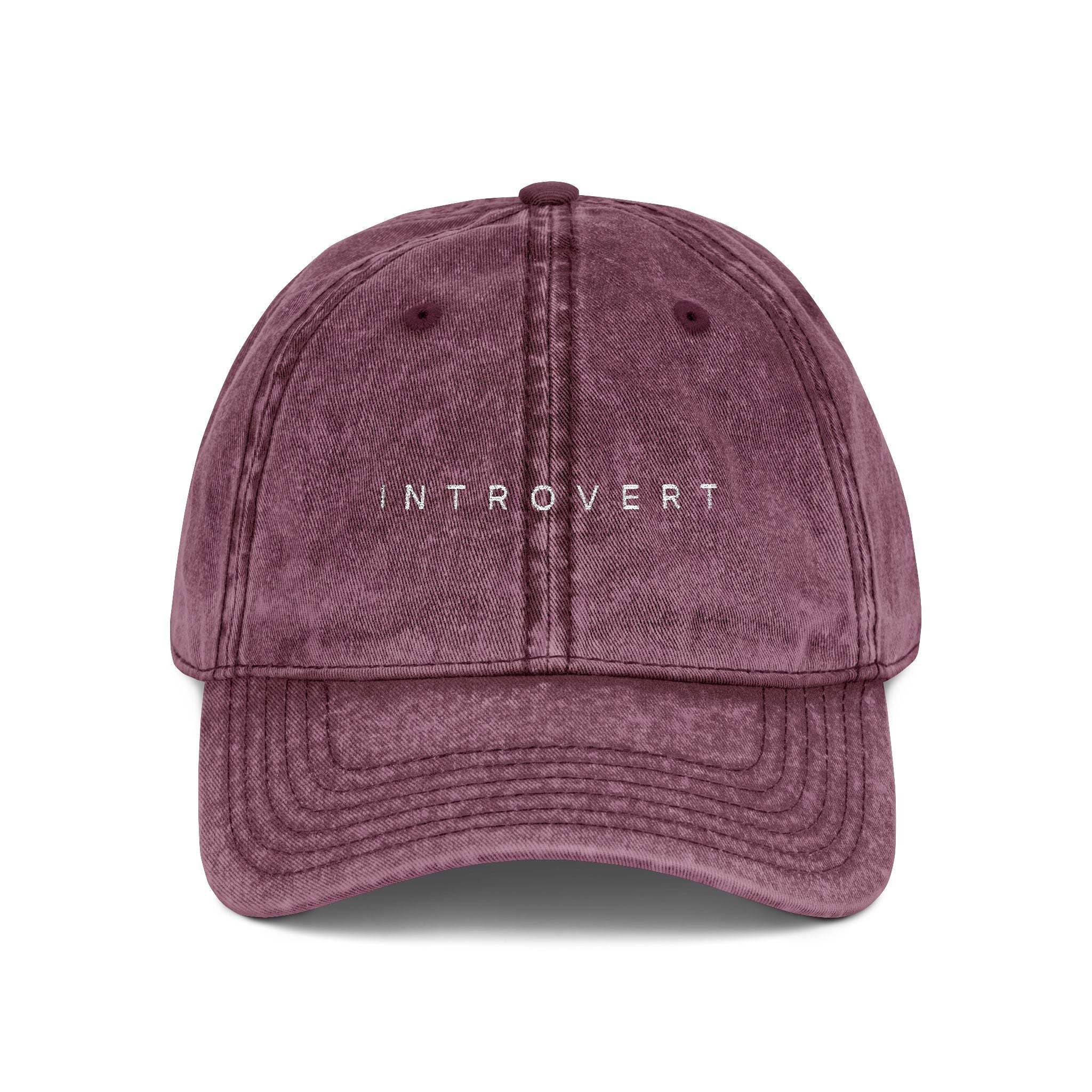 "Introvert" Vintage Cap