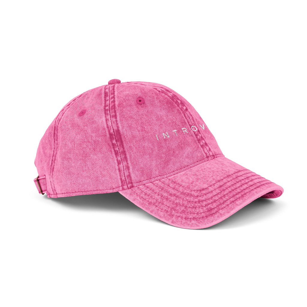 "Introvert" Vintage Cap