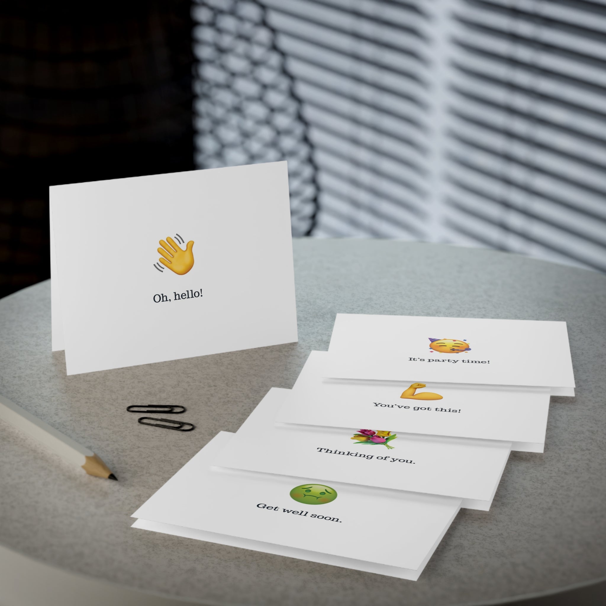 Emoji Greeting Cards (5-Pack)