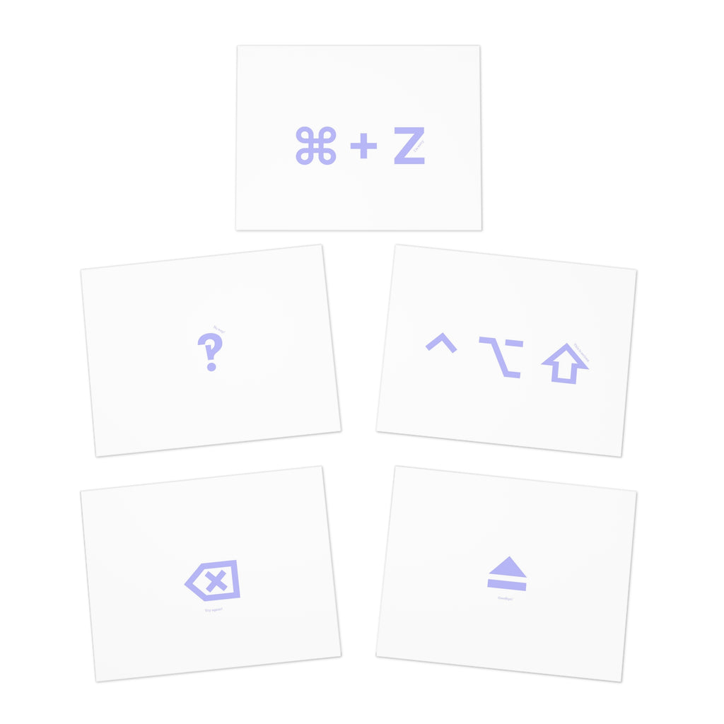 Keyboard Greeting Cards (5-Pack)