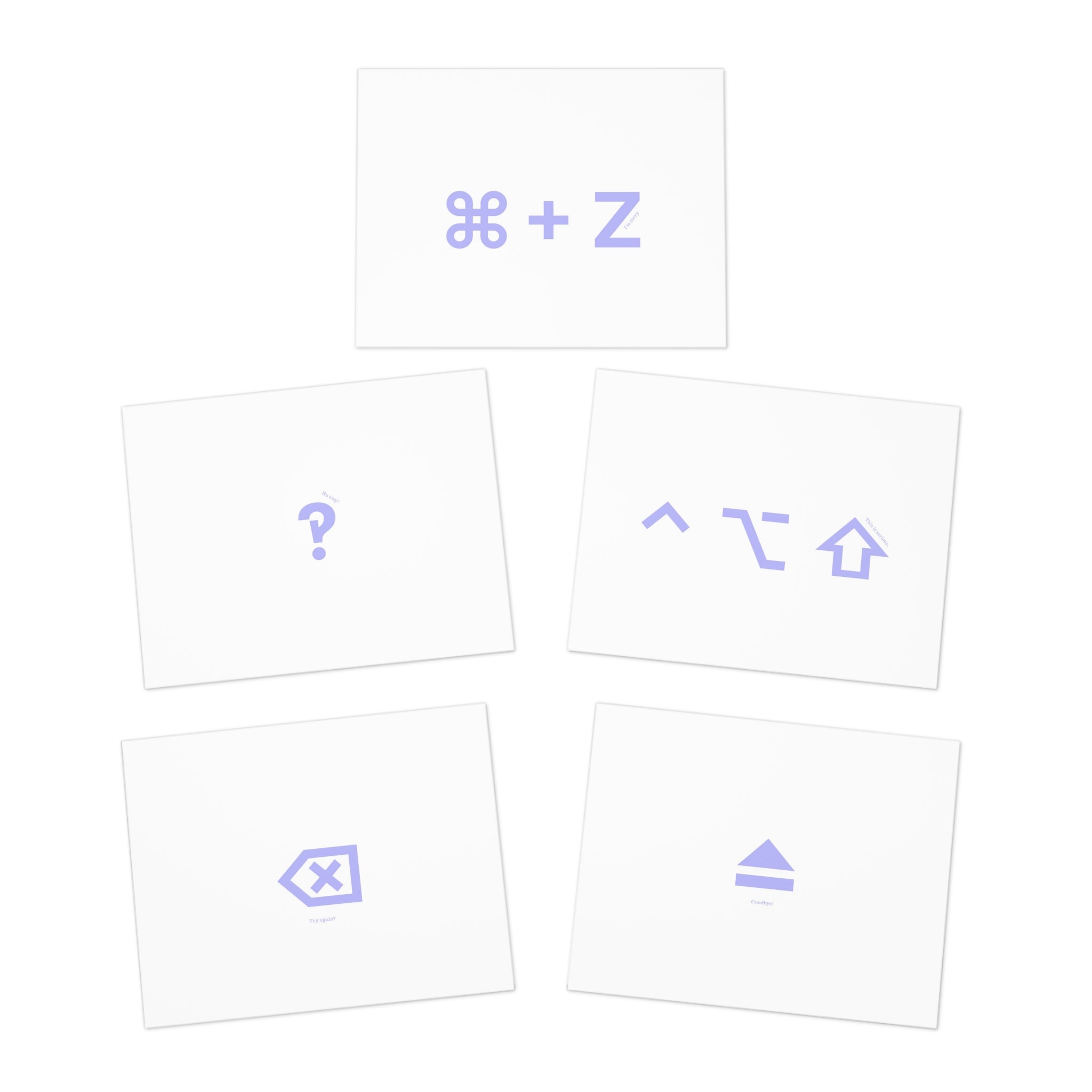 Keyboard Greeting Cards (5-Pack)