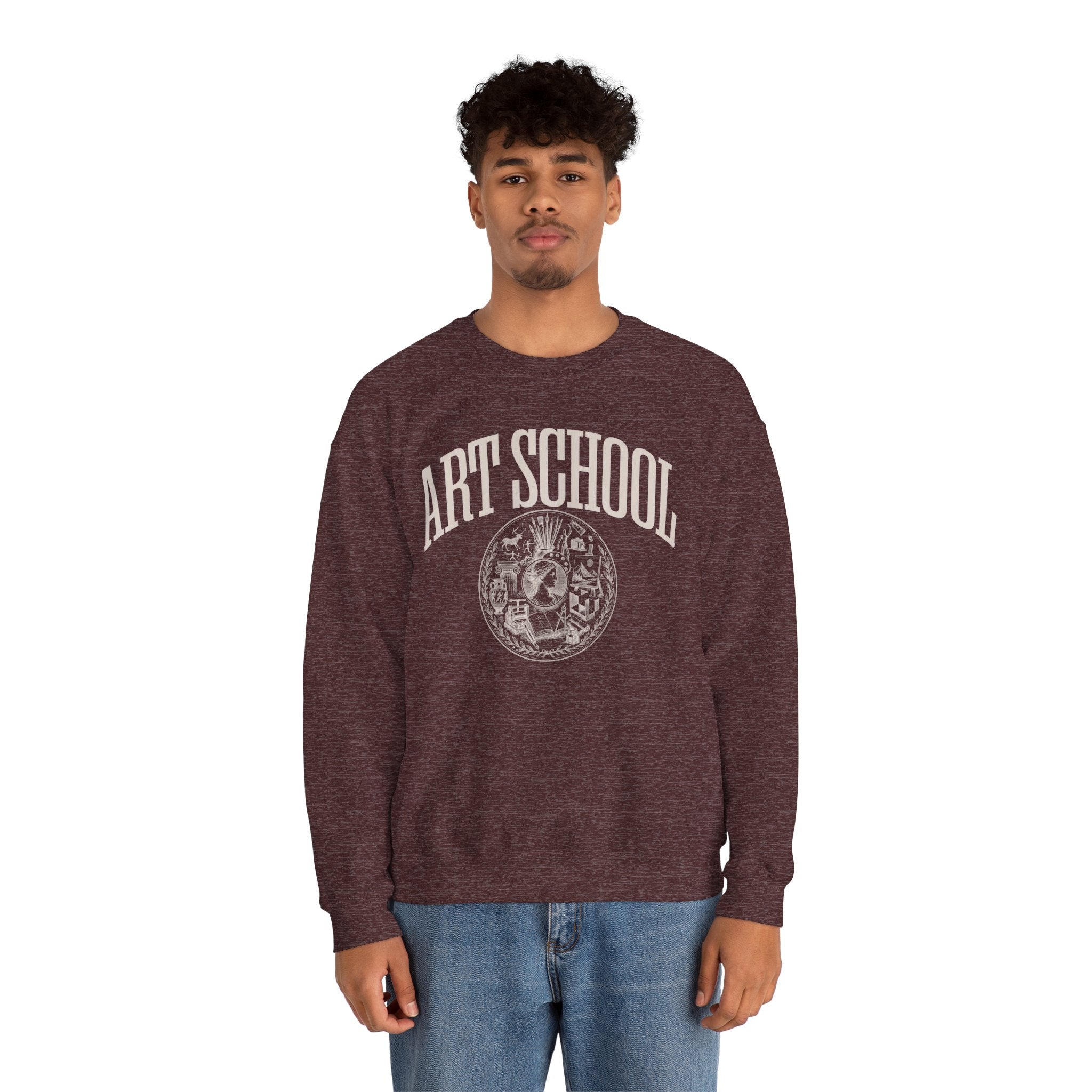 "Art School" Collegiate Sweatshirt
